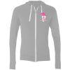 Sofspun® Full-Zip Hooded Long Sleeve T-Shirt Thumbnail