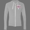 Sofspun® Full-Zip Hooded Long Sleeve T-Shirt Thumbnail
