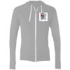 Sofspun® Full-Zip Hooded Long Sleeve T-Shirt Thumbnail