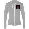 Sofspun® Full-Zip Hooded Long Sleeve T-Shirt Thumbnail