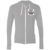 Sofspun® Full-Zip Hooded Long Sleeve T-Shirt Thumbnail