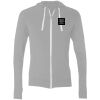 Sofspun® Full-Zip Hooded Long Sleeve T-Shirt Thumbnail