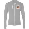 Sofspun® Full-Zip Hooded Long Sleeve T-Shirt Thumbnail