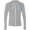 Sofspun® Full-Zip Hooded Long Sleeve T-Shirt Thumbnail