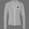 Sofspun® Full-Zip Hooded Long Sleeve T-Shirt Thumbnail