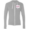 Sofspun® Full-Zip Hooded Long Sleeve T-Shirt Thumbnail