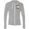 Sofspun® Full-Zip Hooded Long Sleeve T-Shirt Thumbnail