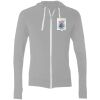 Sofspun® Full-Zip Hooded Long Sleeve T-Shirt Thumbnail