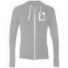 Sofspun® Full-Zip Hooded Long Sleeve T-Shirt Thumbnail