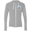 Sofspun® Full-Zip Hooded Long Sleeve T-Shirt Thumbnail