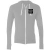 Sofspun® Full-Zip Hooded Long Sleeve T-Shirt Thumbnail