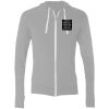 Sofspun® Full-Zip Hooded Long Sleeve T-Shirt Thumbnail