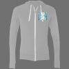 Sofspun® Full-Zip Hooded Long Sleeve T-Shirt Thumbnail