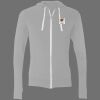 Sofspun® Full-Zip Hooded Long Sleeve T-Shirt Thumbnail