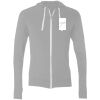 Sofspun® Full-Zip Hooded Long Sleeve T-Shirt Thumbnail