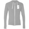 Sofspun® Full-Zip Hooded Long Sleeve T-Shirt Thumbnail
