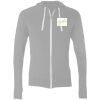 Sofspun® Full-Zip Hooded Long Sleeve T-Shirt Thumbnail