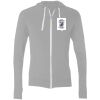 Sofspun® Full-Zip Hooded Long Sleeve T-Shirt Thumbnail
