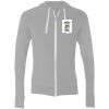 Sofspun® Full-Zip Hooded Long Sleeve T-Shirt Thumbnail