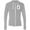 Sofspun® Full-Zip Hooded Long Sleeve T-Shirt Thumbnail