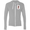 Sofspun® Full-Zip Hooded Long Sleeve T-Shirt Thumbnail