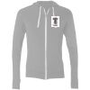 Sofspun® Full-Zip Hooded Long Sleeve T-Shirt Thumbnail
