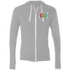 Sofspun® Full-Zip Hooded Long Sleeve T-Shirt Thumbnail