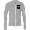 Sofspun® Full-Zip Hooded Long Sleeve T-Shirt Thumbnail