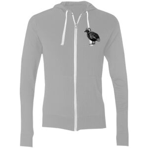 Sofspun® Full-Zip Hooded Long Sleeve T-Shirt Thumbnail