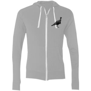 Sofspun® Full-Zip Hooded Long Sleeve T-Shirt Thumbnail