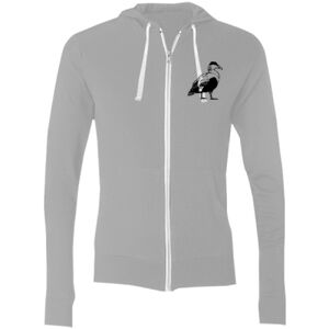 Sofspun® Full-Zip Hooded Long Sleeve T-Shirt Thumbnail