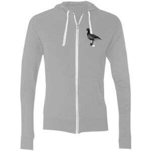Sofspun® Full-Zip Hooded Long Sleeve T-Shirt Thumbnail