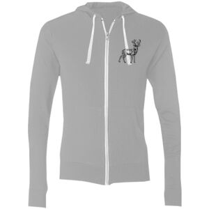 Sofspun® Full-Zip Hooded Long Sleeve T-Shirt Thumbnail
