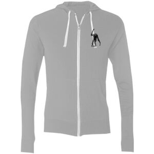 Sofspun® Full-Zip Hooded Long Sleeve T-Shirt Thumbnail