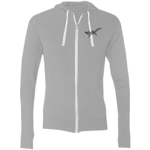 Sofspun® Full-Zip Hooded Long Sleeve T-Shirt Thumbnail