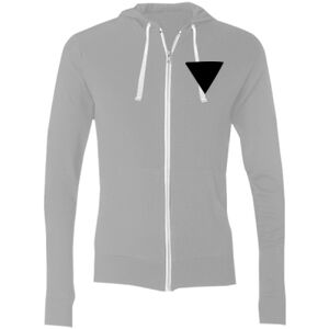 Sofspun® Full-Zip Hooded Long Sleeve T-Shirt Thumbnail
