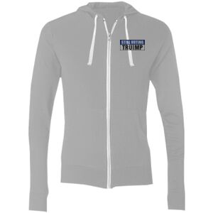 Sofspun® Full-Zip Hooded Long Sleeve T-Shirt Thumbnail