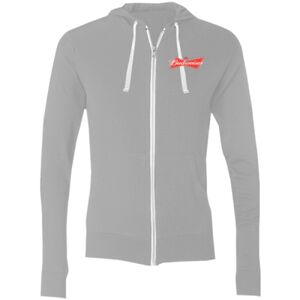 Sofspun® Full-Zip Hooded Long Sleeve T-Shirt Thumbnail