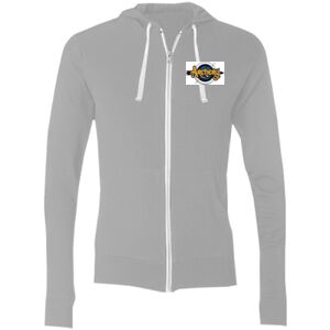 Sofspun® Full-Zip Hooded Long Sleeve T-Shirt Thumbnail