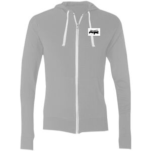 Sofspun® Full-Zip Hooded Long Sleeve T-Shirt Thumbnail