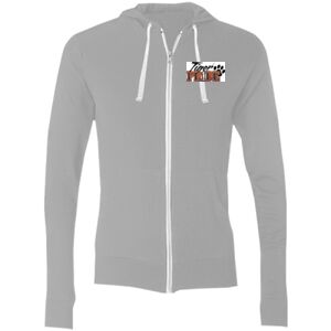 Sofspun® Full-Zip Hooded Long Sleeve T-Shirt Thumbnail