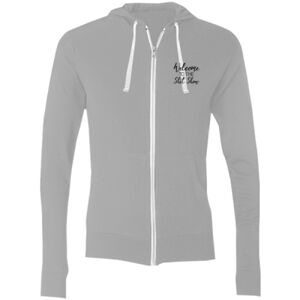 Sofspun® Full-Zip Hooded Long Sleeve T-Shirt Thumbnail