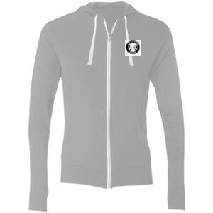 Sofspun® Full-Zip Hooded Long Sleeve T-Shirt Thumbnail