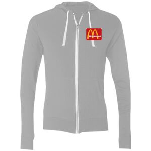 Sofspun® Full-Zip Hooded Long Sleeve T-Shirt Thumbnail