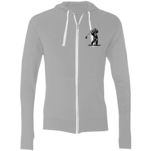 Sofspun® Full-Zip Hooded Long Sleeve T-Shirt Thumbnail