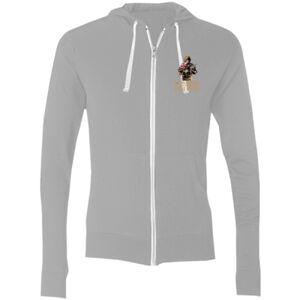 Sofspun® Full-Zip Hooded Long Sleeve T-Shirt Thumbnail