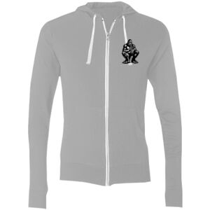 Sofspun® Full-Zip Hooded Long Sleeve T-Shirt Thumbnail