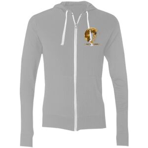 Sofspun® Full-Zip Hooded Long Sleeve T-Shirt Thumbnail