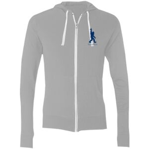 Sofspun® Full-Zip Hooded Long Sleeve T-Shirt Thumbnail