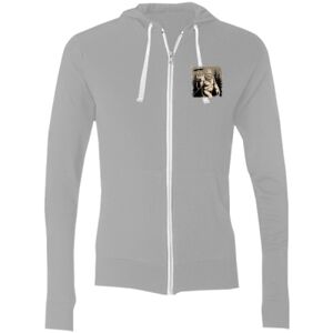 Sofspun® Full-Zip Hooded Long Sleeve T-Shirt Thumbnail